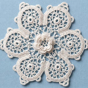 How To Make Baby IRISH CROCHET LACE Illustrated Designs Edgings Picots Sprigs Wheels 63pages Printable Instant Digital Pdf Download