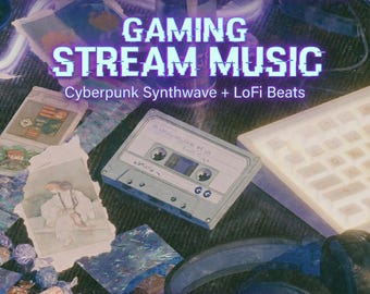 ゲーム配信用BGM | シンセウェーブ＋ローファイ73曲 | Twitch、YouTube、OBS対応 | DMCAフリーBGM | ロイヤリティフリーWAV/MP3