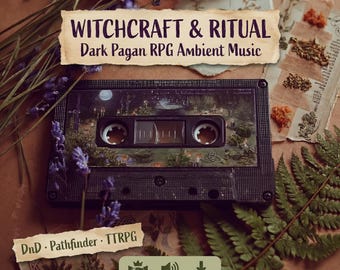 魔術RPG音楽バンドル｜ダークペイガンアンビエントトラック40曲｜D&D魔女セッション｜TTRPG儀式音楽｜ロイヤリティフリー｜即時ダウンロード