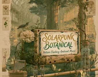Solarpunk Botanical Ambient Music 30 Tracks Nature Fantasy RPG for DnD Pathfinder TTRPG ロイヤリティフリー WAV MP3
