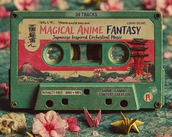 34曲の日本のアニメファンタジー音楽 | ロイヤリティフリーの田園風で心地よい魔法 | ノスタルジックな冒険 | BPMとキーラベル付き