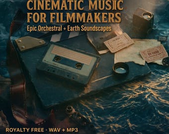 映画制作者のためのシネマティックミュージック｜壮大なオーケストラ＋アンビエントトラック78曲｜ドローンドキュメンタリー旅行ビデオ｜ロイヤリティフリーWAV MP3