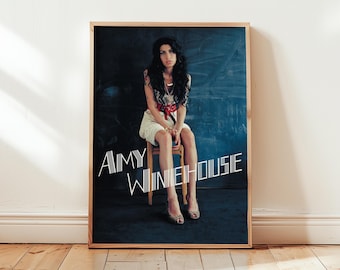 Poster di Amy Winehouse / Ritratto di una leggenda della musica