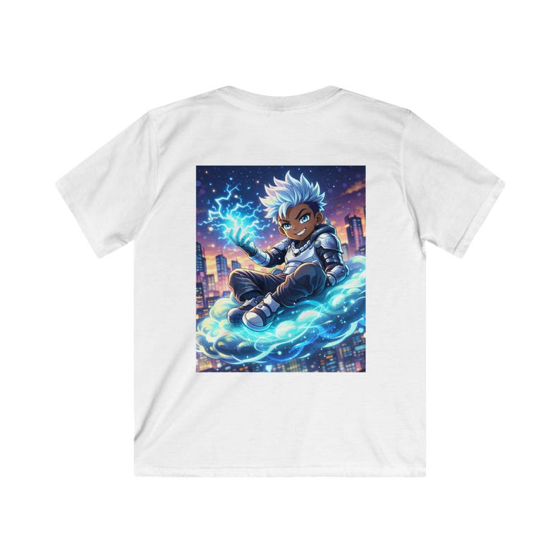 Kids Tee | LITTY® Electric City Anime Graphic Shirt | Littyverse Merch ...