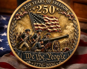 Moneda America 250, Moneda conmemorativa del Día de la Independencia de los Estados Unidos (1776-2026), artículo de colección.