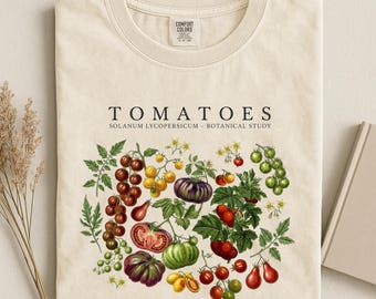 Vintage Summer Tomato Shirt,Gardening Tomato Shirt,Summer Tomato Girl Shirt,Farmer Girl Shirt
