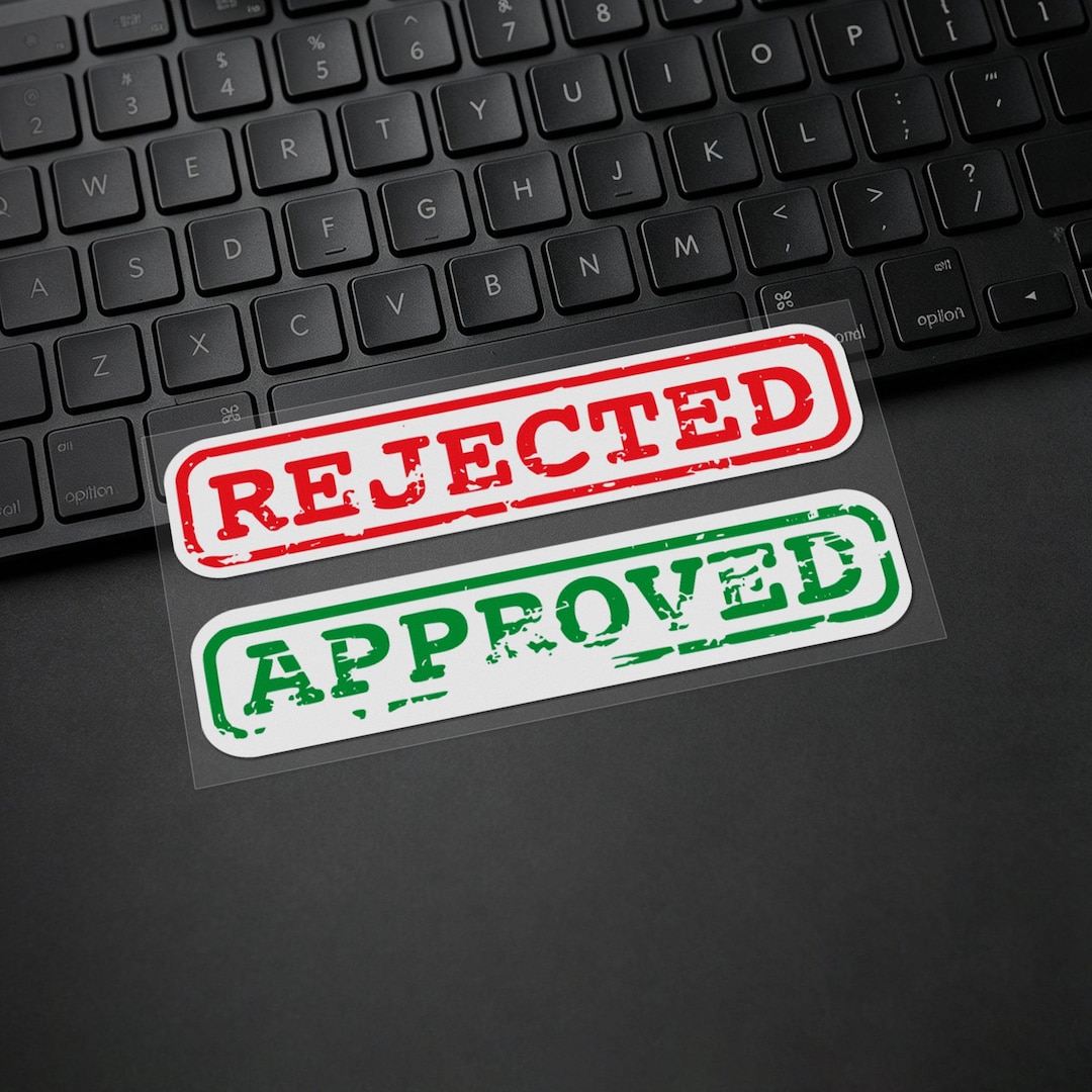 Approved Rejected Seal Car Stickers,vinyl Waterproof Scratch Covering ...