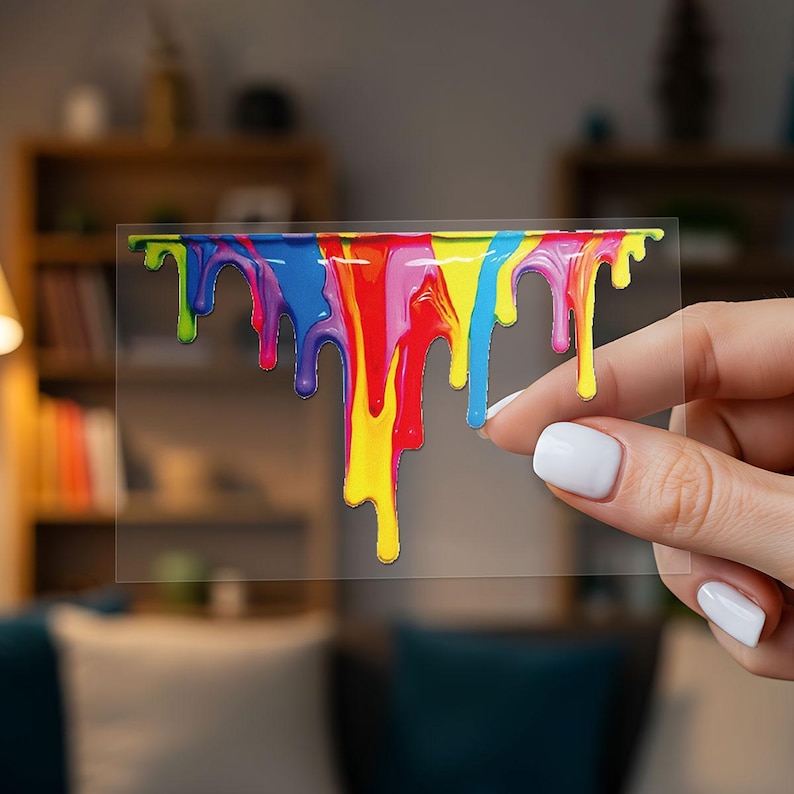 Colorful Liquid Drip Car Stickers,vinyl Waterproof Scratch Covering ...