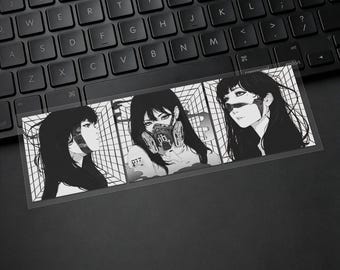 Cyberpunk masker meisje autostickers, vinyl waterdichte krasbedekkende sticker voor laptop, bidon, gereedschapskist, skateboard, telefoonhoes, motorfiets