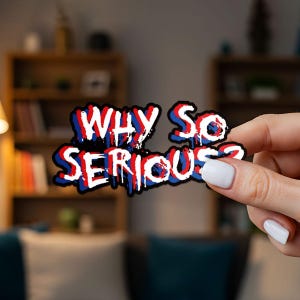 Why so Serious Tag - Etsy Why so Serious Tag - Etsy