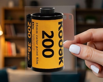 200 35mm Filmrolle Autoaufkleber, Vinyl wasserdichte Kratzer, die Aufkleber für Laptop, Wasserflasche, Werkzeugkasten, Skateboard, Telefonkasten, Motorrad abdecken