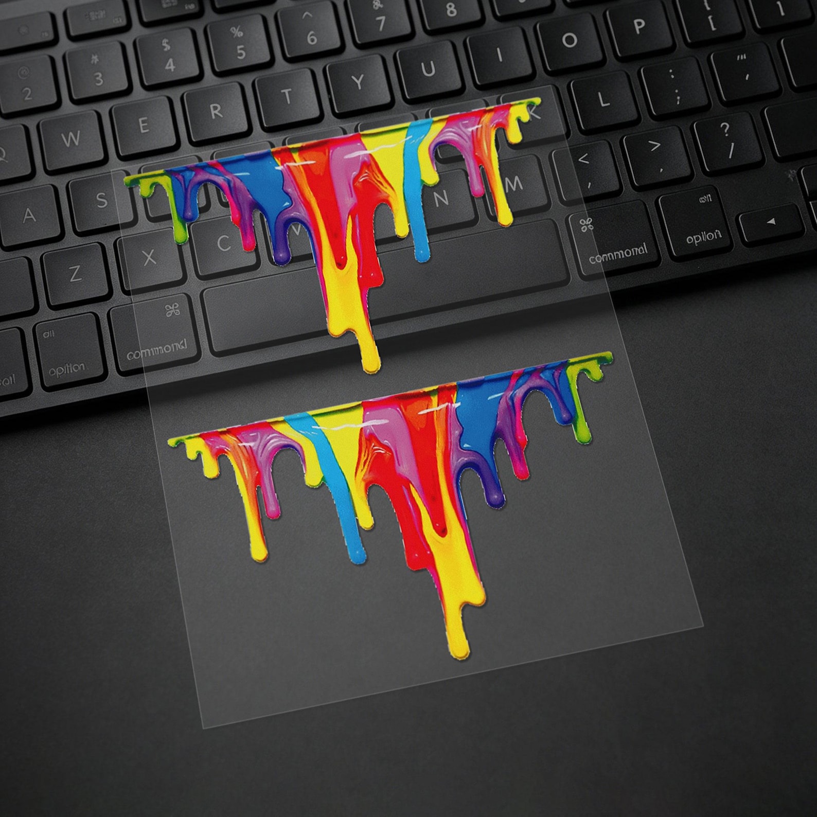 Sticky Drip Sticker Colorful Liquid Drip Car Stickers,vinyl Waterproof Scratch Covering ...