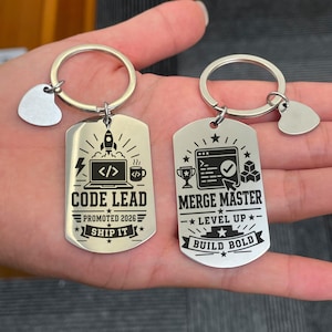Porte-clés d'ingénieur logiciel, cadeau principal de code, charme de maître de fusion