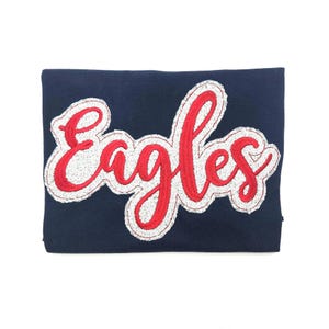 Custom Embroidered Eagles Shirt: School Team Spirit Sweatshirt