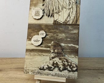 Xilografia tratta da Vinland Saga – Thorfinn “Voglio diventare una persona più forte”