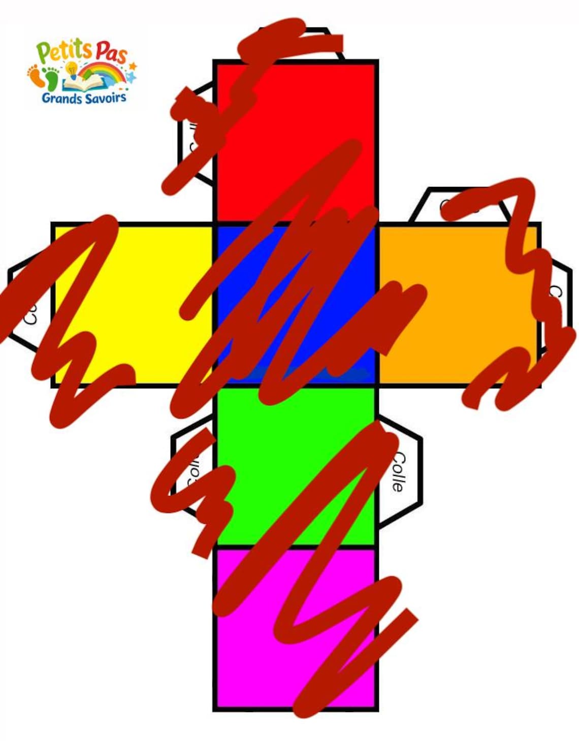 Color and Shape Matching Game | Printable PDF for Children | Preschool ...