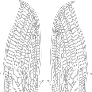 Carnival Row Vignette Stonemoss pixie fairy wings pattern for cosplay and DIY
