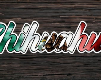 Chihuahua waterproof mexican sticker