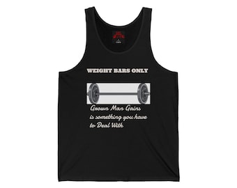 Grown Man Gains Tank Top | Gym Motivation Fitness.