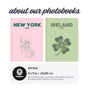 Custom Hardcover Travel Photo Book: Personalized Vacation Scrapbook & Journey Album image 2