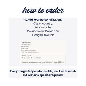 Custom Hardcover Travel Photo Book: Personalized Vacation Scrapbook & Journey Album image 5