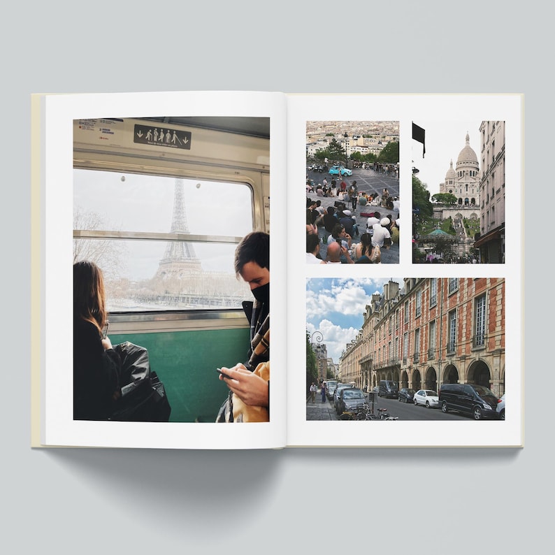 Custom Hardcover Travel Photo Book: Personalized Vacation Scrapbook & Journey Album image 13