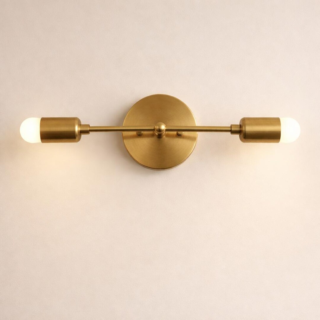 Best HD Pictures about  Mid Century Vanity Light  with No AI Images