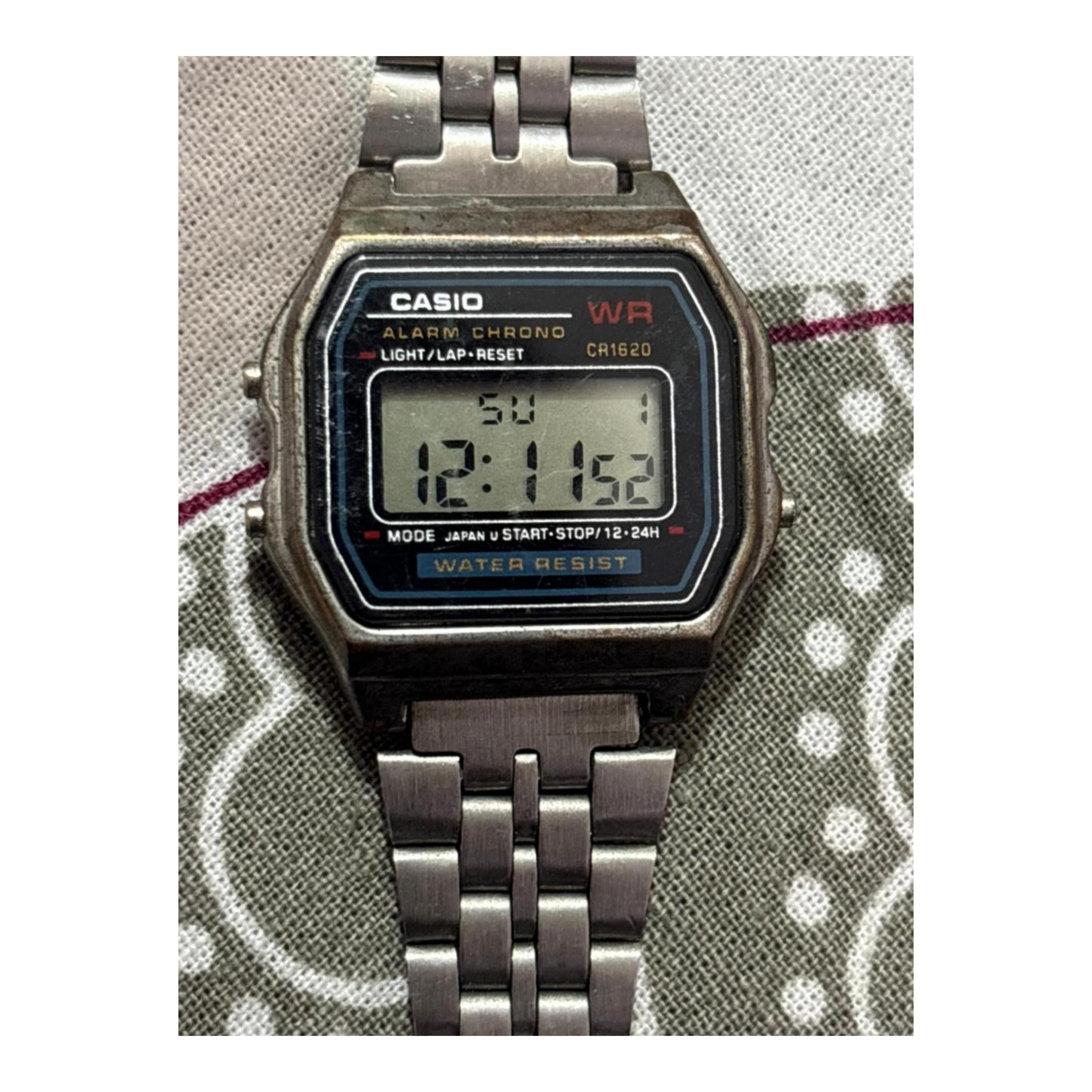 Vintage Casio A159W Digital Watch Made in Japan - Module 593