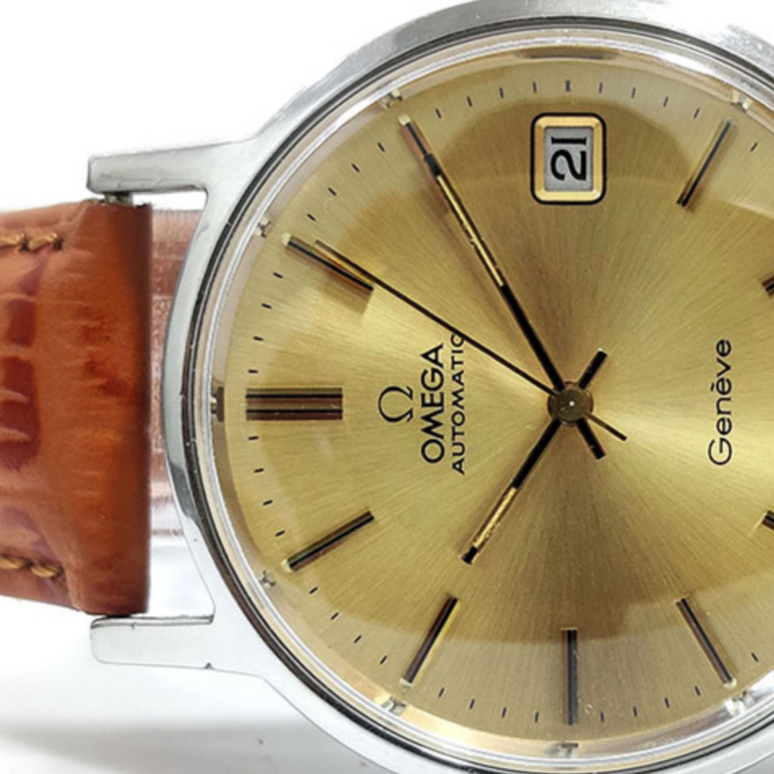 Vintage Omega Geneve Automatic Caliber 1012 Ref 166.0163 
