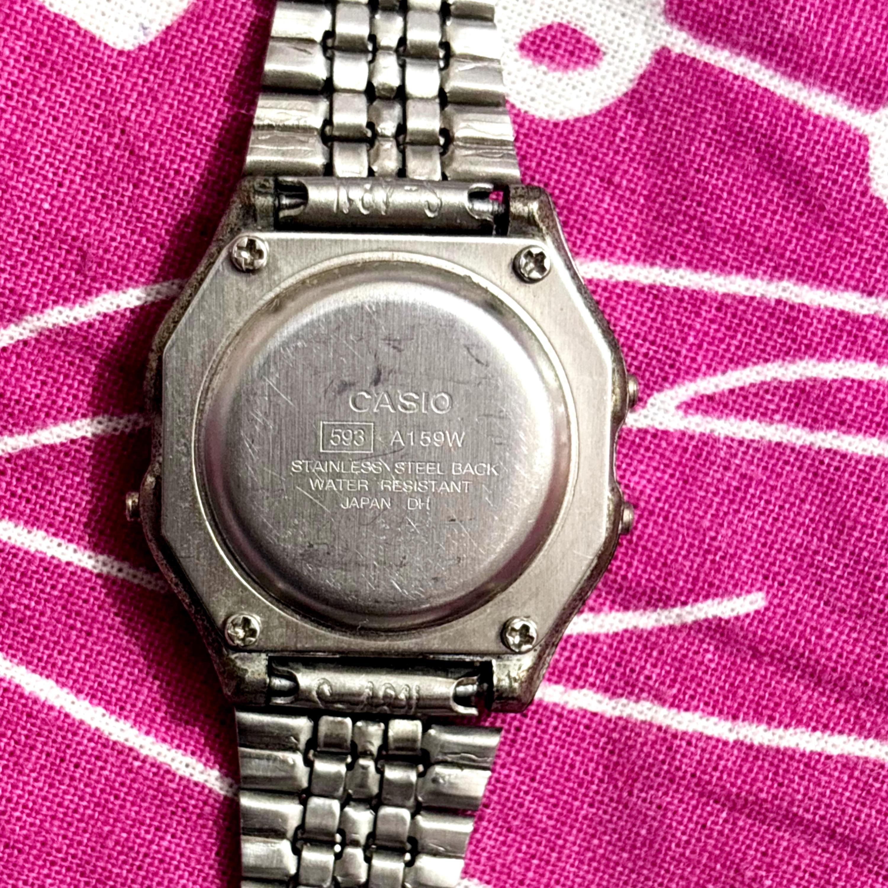 Vintage Casio A159W Digital Watch Made in Japan - Module 593