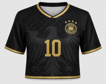 Die Mannschaft Pride Germany World Cup 2026 Crop Top Jersey, Soccer Top