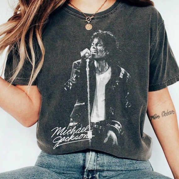 Michael Jackson Tour T-Shirt, King Of Pop Fan Tee