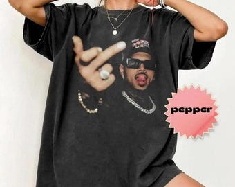 Chris Brown Middle Finger Vintage Shirt, Tee, Sweatshirt