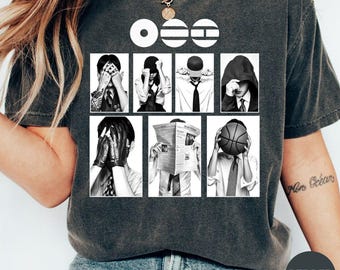 BTS K-Pop Band Graphic Tee, Vintage Washed Cotton T-Shirt