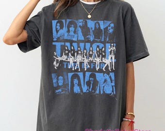 TWICE Retro World Tour T-Shirt, Kpop Band Merch, 2025 Concert Apparel, Youth Tee