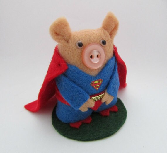 Sid Das Super Schwein Superman Schwein Superhelden Schwein Etsy Sid Das Super Schwein Superman Schwein Superhelden Schwein Etsy