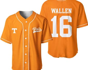 Wallen Western 16 Baseball Jersey, 3D Print Unisex Jersey