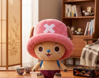 Tony Tony Chopper Plush Toy 24cm | Cute Anime Reindeer Stuffed Animal | Kawaii Manga Plushie Gift