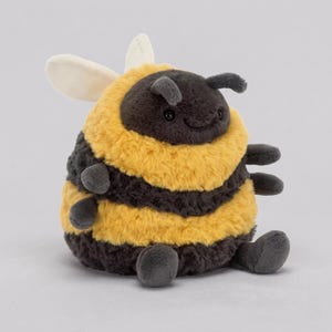 Albee Bee Plush Toy | Soft Stuffed Animal | Kawaii Bee Doll for Kids | Cozy Comfort Plush Gift