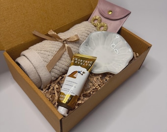 Gift for Her – Hand Cream Towel Ring Dish Set | Nurse Mom Caregiver Gift Canada