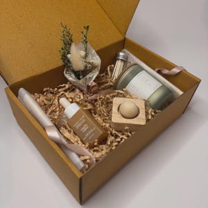 Self Care Gift Box for Her – Candle Diffuser Oil Set | Calm Relaxation Gift Canada