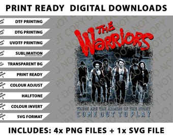 The warriors Essential Png Bundle, SVG Files, Digital Downloads