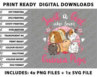 Cavia Just A Girl Who Loves Cavia's (1) png-bundel, digitale downloads