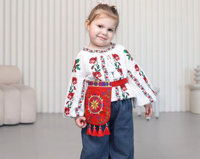 Ukrainian Embroidered Pocket- bag