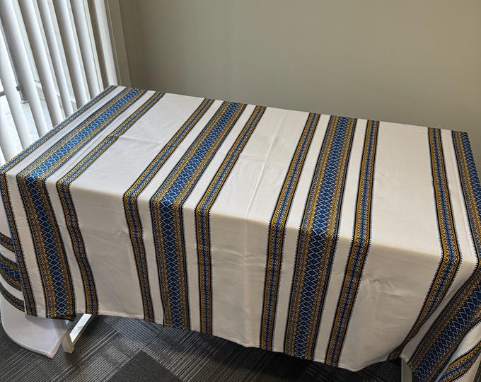 Ukrainian Embroidered Folk Tablecloth