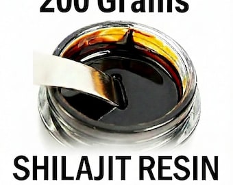 Himalayan Shilajit Resin, Shilajit Gold, Natural Shilajit, Shilajit Ashwagandha, Shilajit for men, Shilajit Pure Resin, Fulvic acid, 200 g