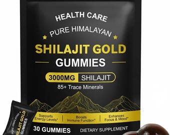 Pure 100% Himalaya Shilajit, Zachte Hars, Biologisch, Zeer Krachtig, Goudgeklasseerd, Fulvinezuur, Labgetest, Zongedroogd, Geschenk voor Hem