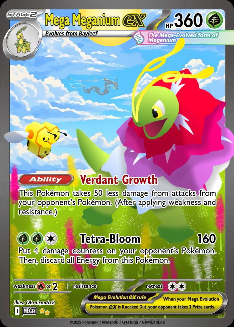 meganium pokemon card price Pokmon Trading Game: Mega EvolutionAscended Heroes Mega ex Box : Target This power stops working while Meganium is Asleep Meganium Card - Etsy Denmark
