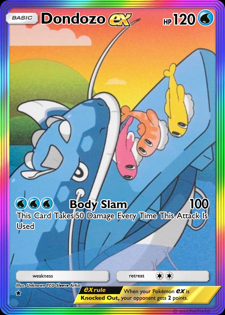 dondozo pokemon card value & Tatsugiri - 061/198 - Scarlet & Violet Colorless Release Rage (50x) This attack does 50 damage for each Tatsugiri in your discard pile. Dondozo Pokemon Card 061/198 HOLO