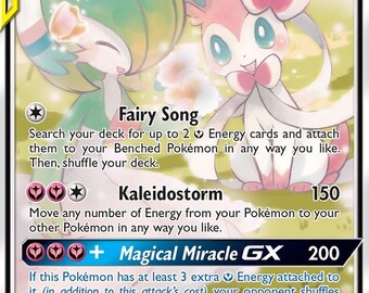 Gardevoir & Sylveon GX 205/214 - Proxy - Pokemon Custom Fan Art